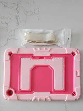 New: Samsung Galaxy Tab A11+/A9+ Case - Dark and Light Pink